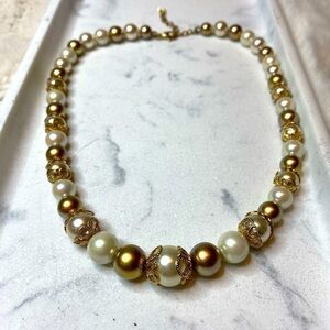 Cezanne Faux Pearl Necklace